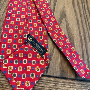 The Custom Shop Red Patterned Men's Tie